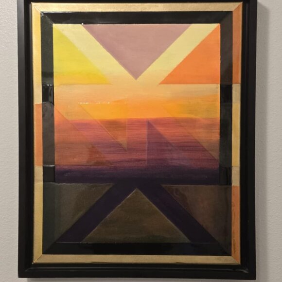 ORIGINAL Painting- PRISM- 16" X 20" Modern, Surrealism, Abstract texture - Picture 7 of 7